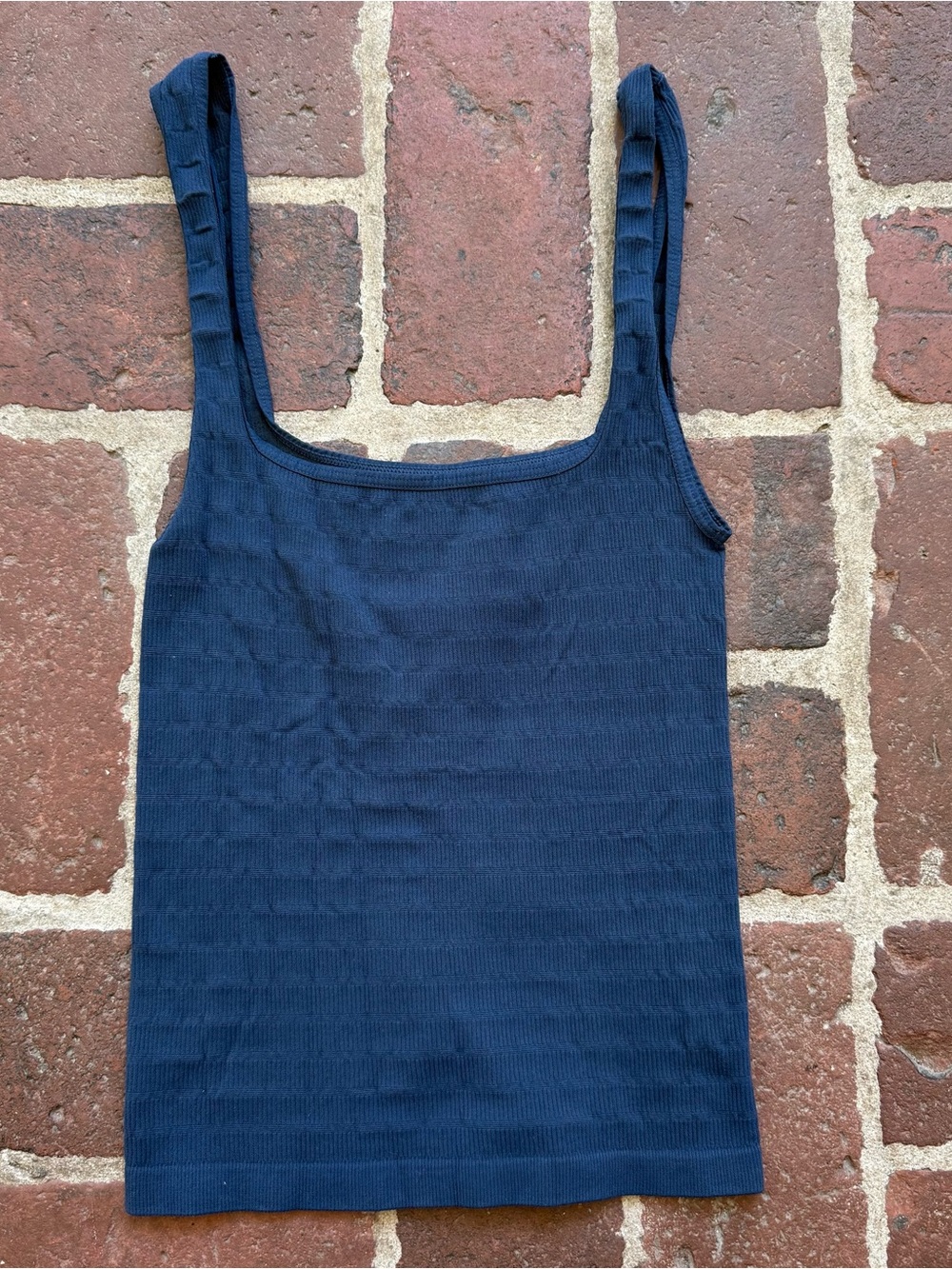 Free people seamless tank navy blue xs/s